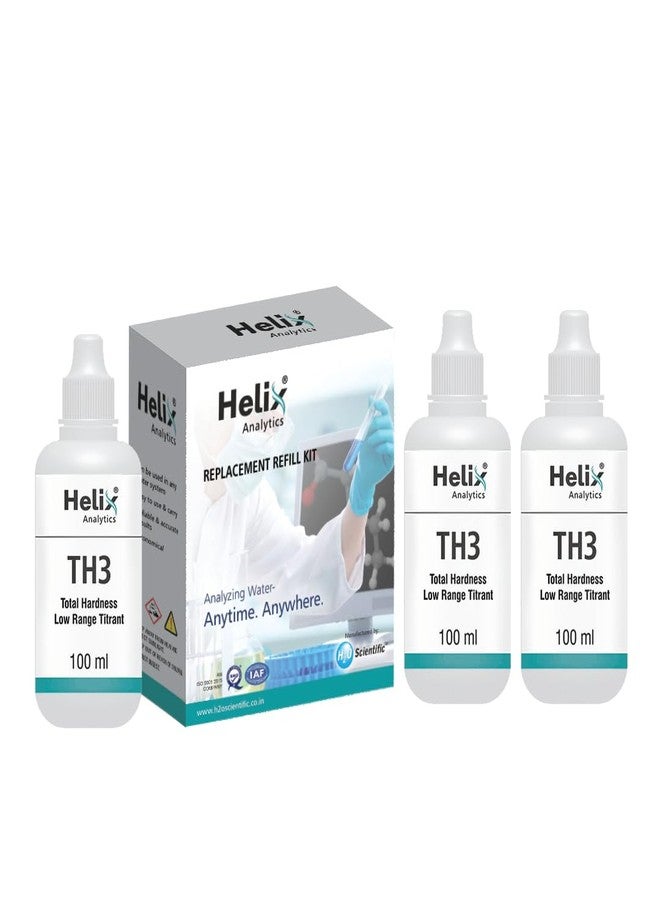 هيليكس مجموعة اختبار صلابة الماء الكلية Helix TH3، اختبار سريع وسهل للماء العسر والماء اليسر، عبوة إعادة تعبئة مجموعة اختبار صلابة الماء الكلية (عبوة من 3 قطع) - Image 5